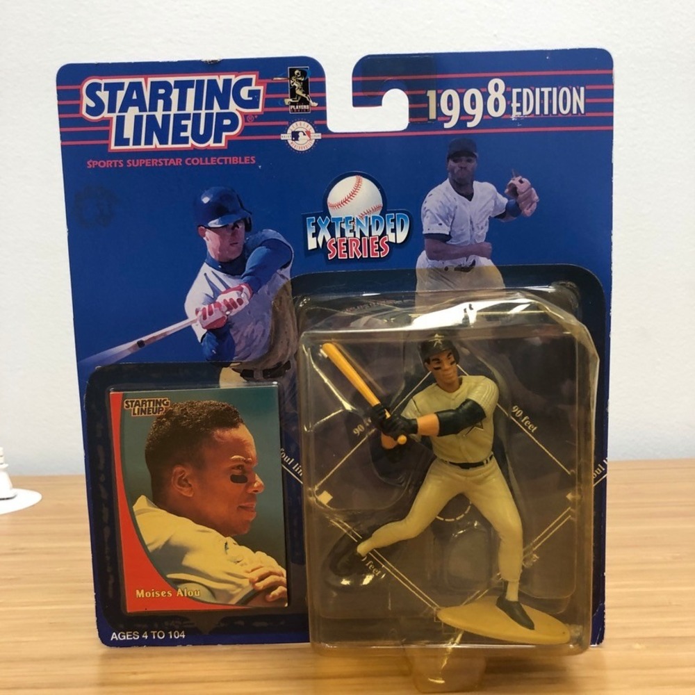 Starting Lineup Moises Alou Action Figure Mens White Houston Astros 1998